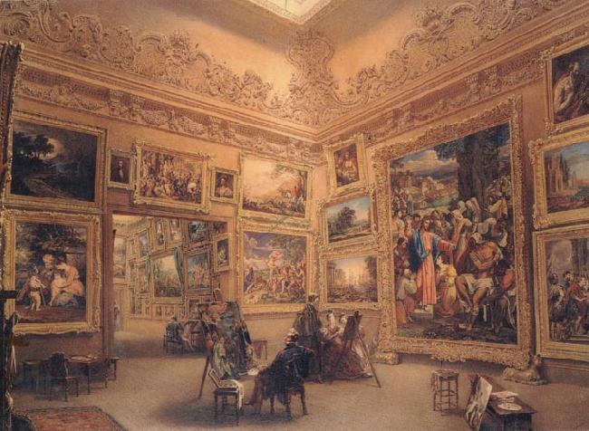 Frederick Mackenzie The National Gallery when at Mr J.J Angerstein's House,Pall Mall Germany oil painting art